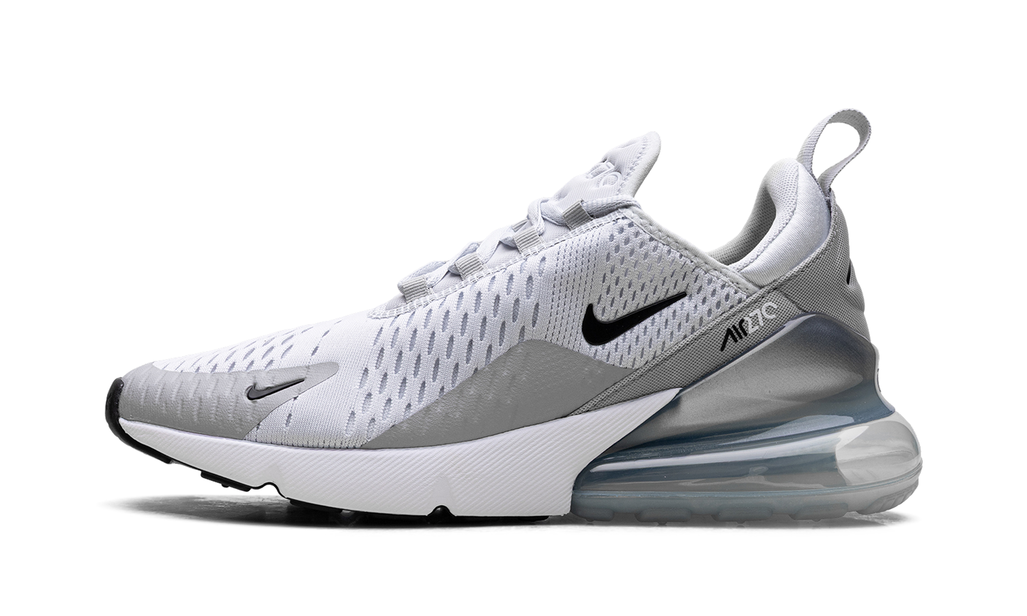 Air Max 270 WMNS "Pure Platinum Light Smoke Grey Metallic Silver Black" AH6789 018