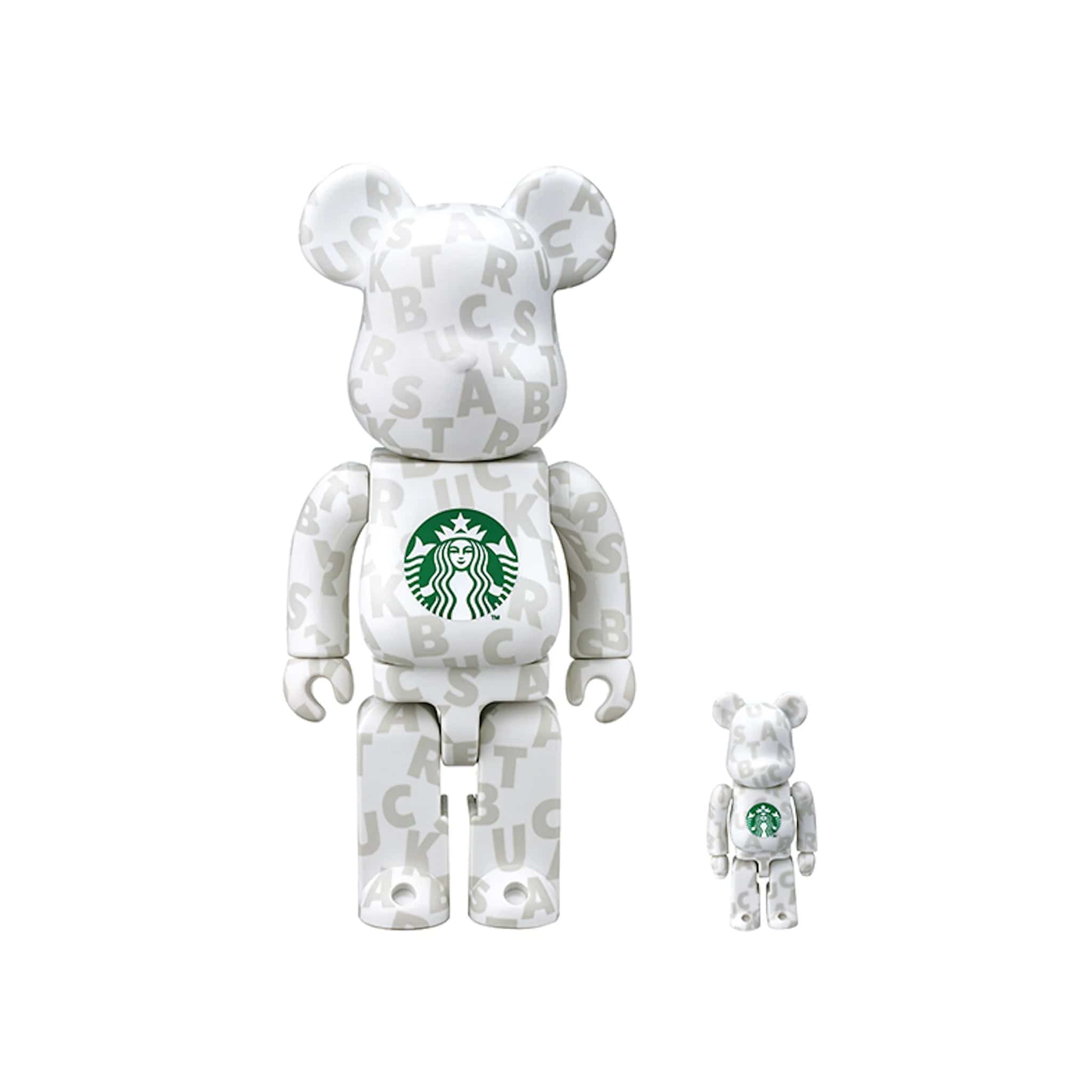 Bearbrick Starbucks 100% & 400% Set