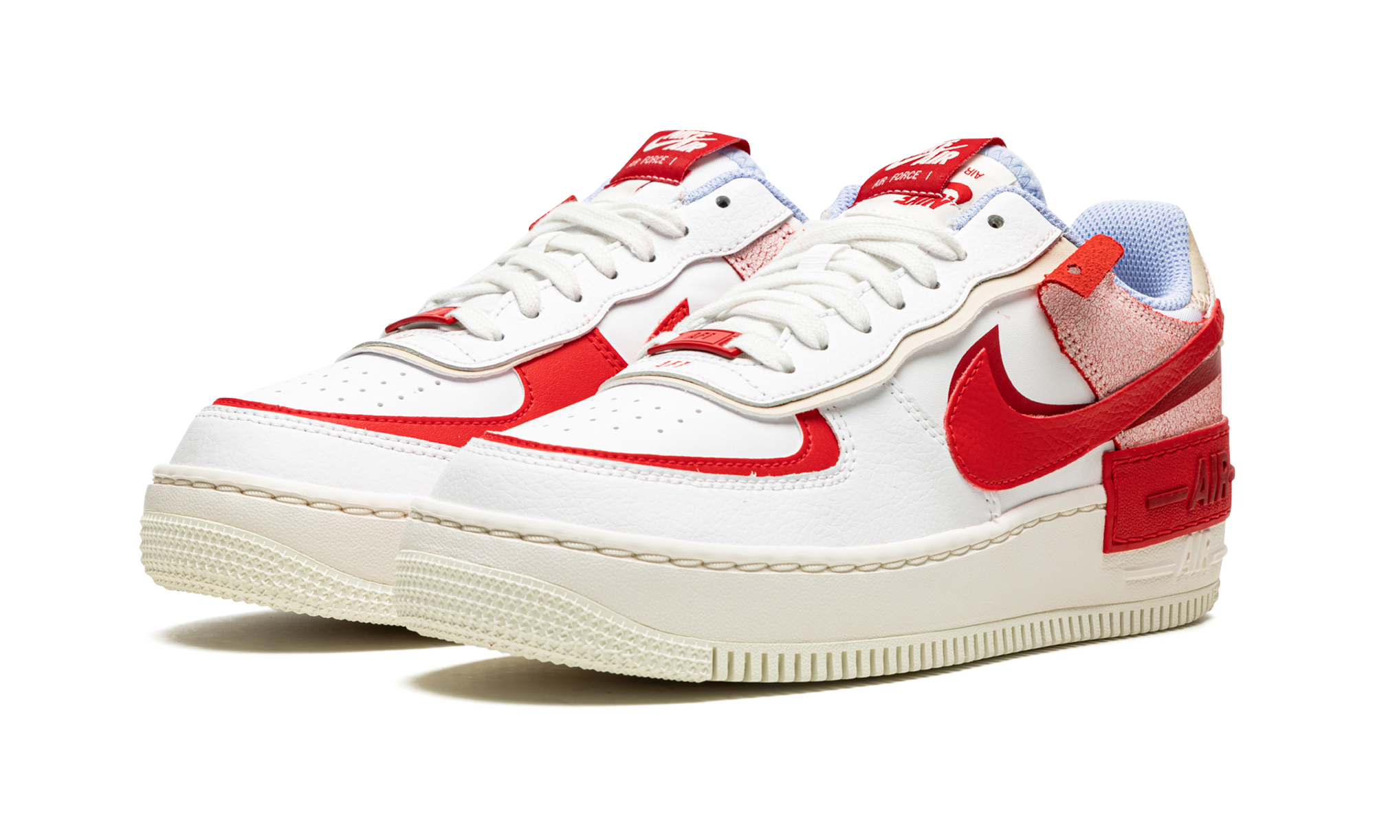 AIR FORCE 1 LO SHADO MNS WMNS "Red Cracked Leather" CI0919 108