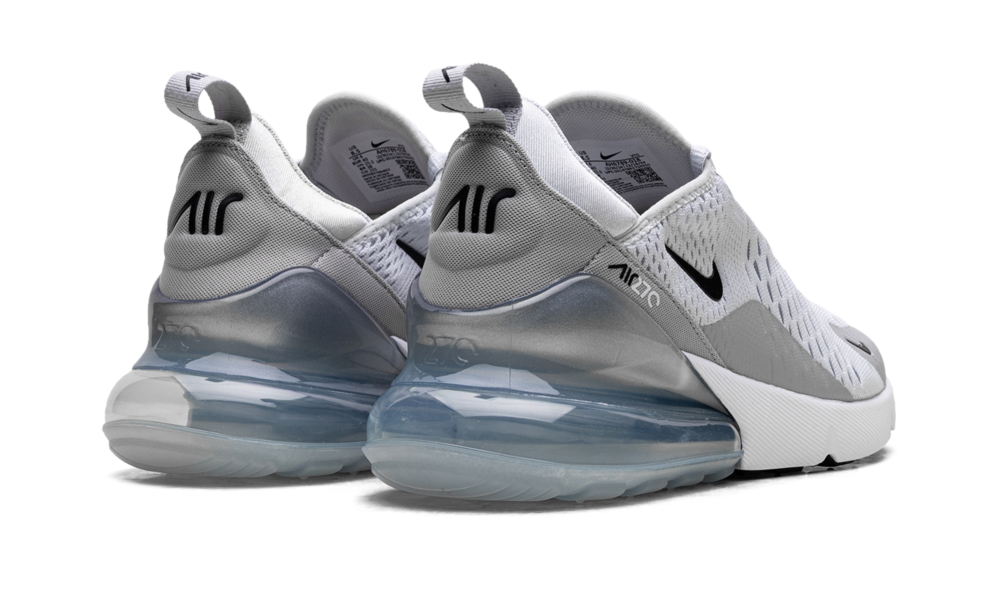 Air Max 270 WMNS "Pure Platinum Light Smoke Grey Metallic Silver Black" AH6789 018