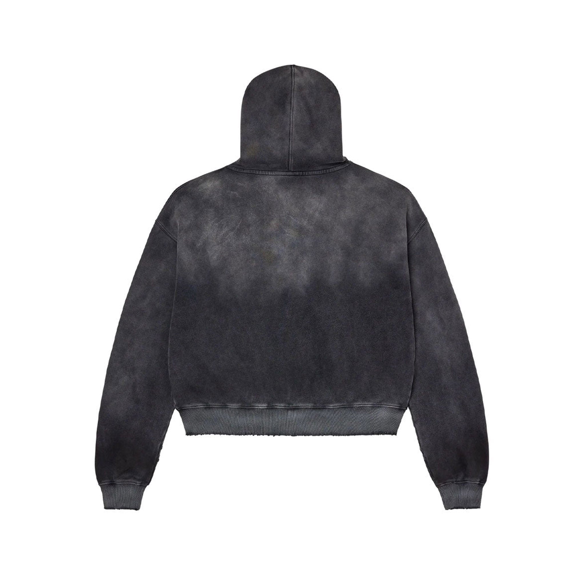 Vale Forever Vendetta Distressed Zip Up Hoodie