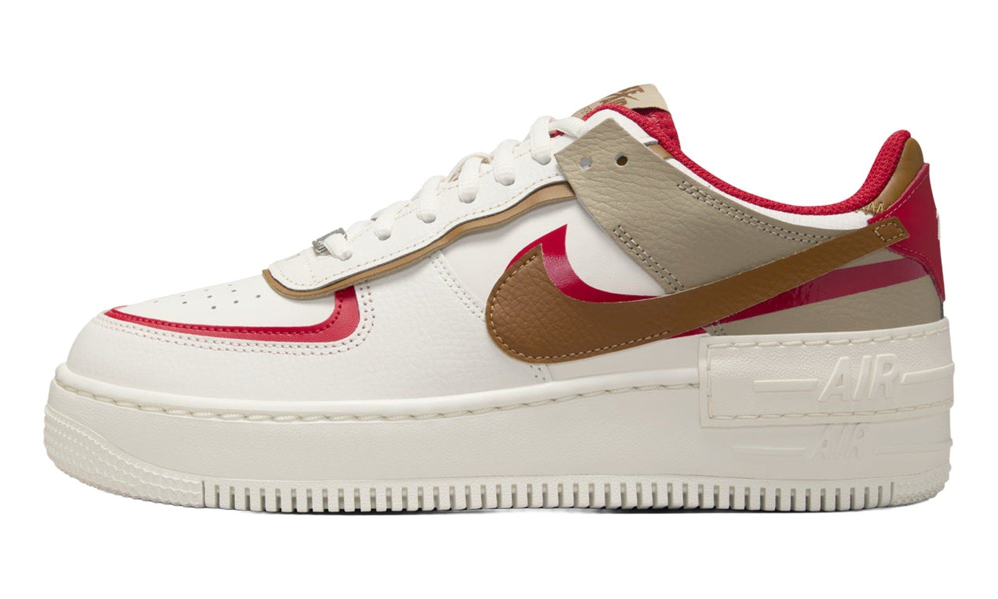 Air Force 1 Low Shadow WMNS "Phantom Fire Red Khaki" HQ3400 030