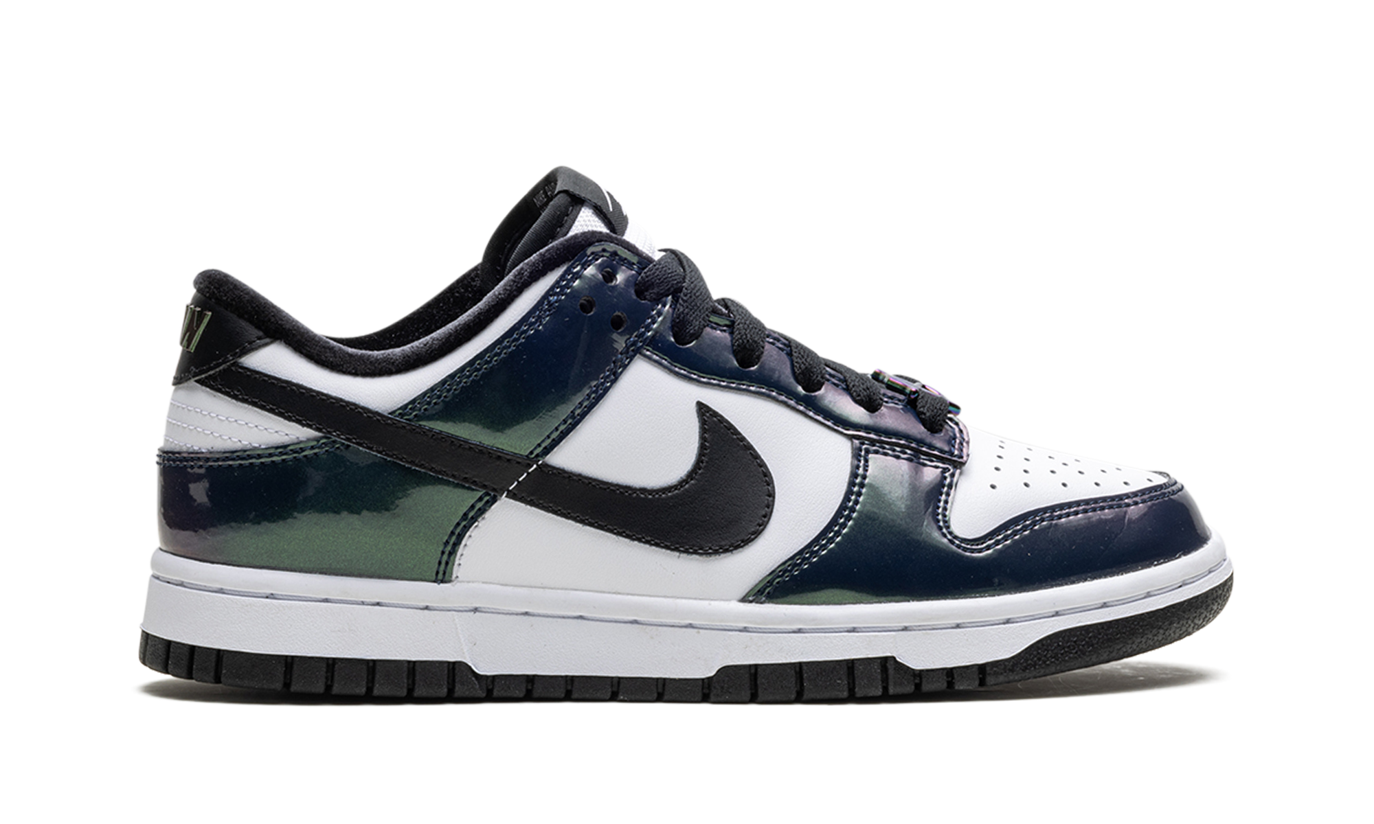 Dunk Low SE WMNS "Just Do It Iridescent" FQ8143 001