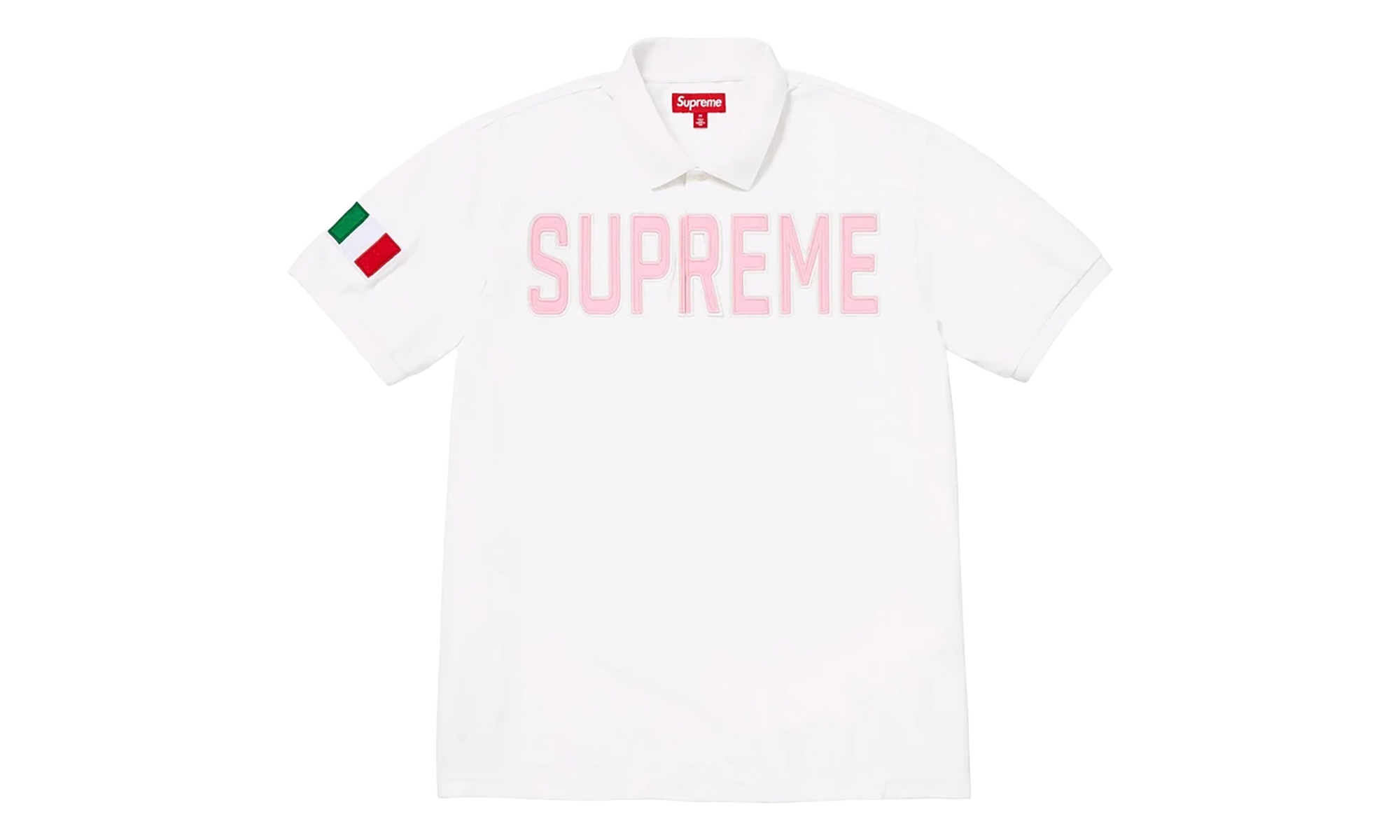 Twill Appliqué Polo "FW25 - White" SU27550
