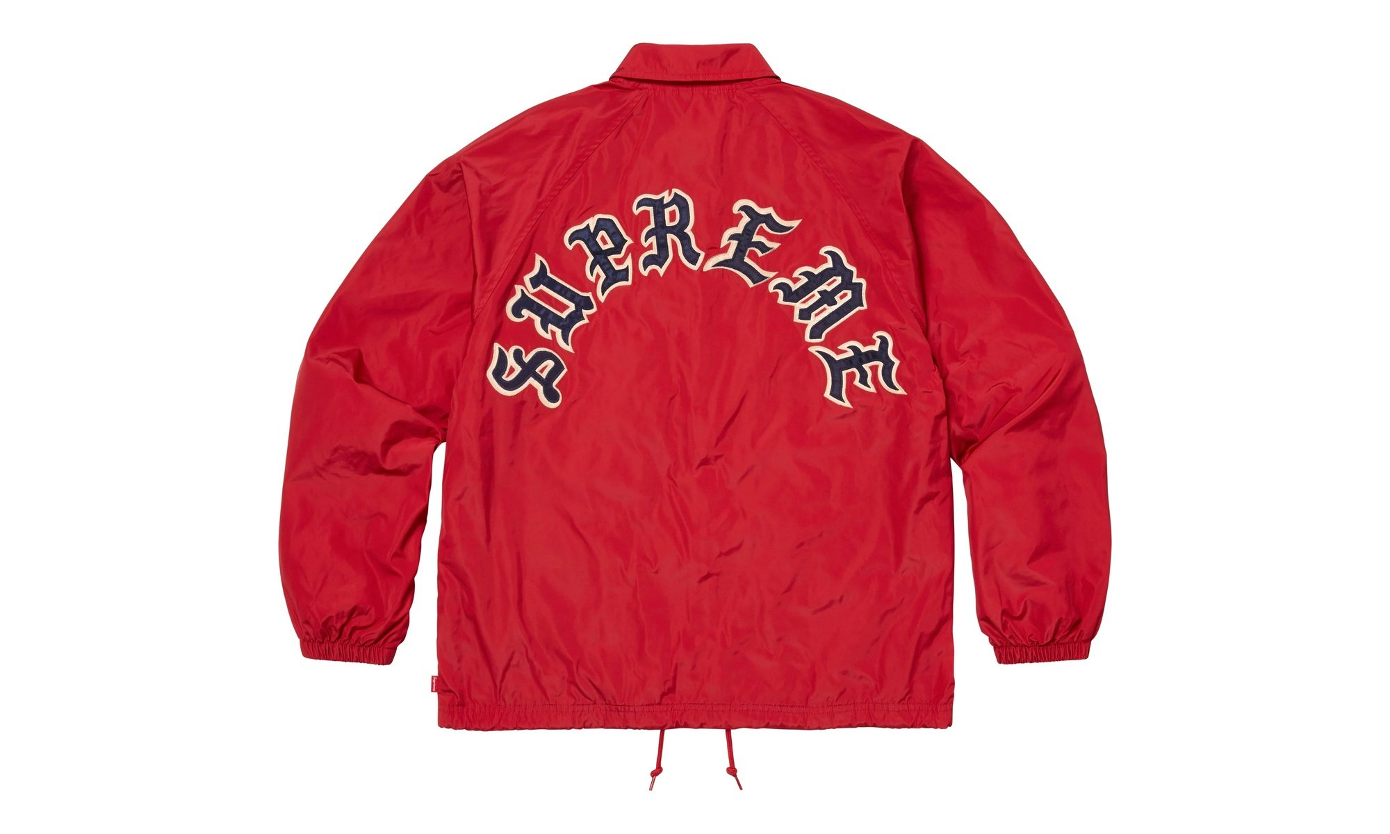 Old English Arc Coaches Jacket "FW25 - Red" SU26628