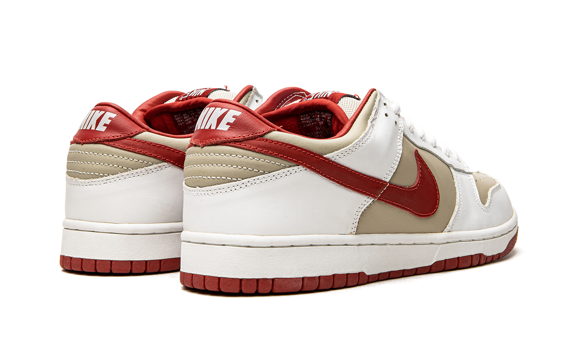 DUNK LO PRO MNS WMNS "Light Stone Varsity Red" 302517 161