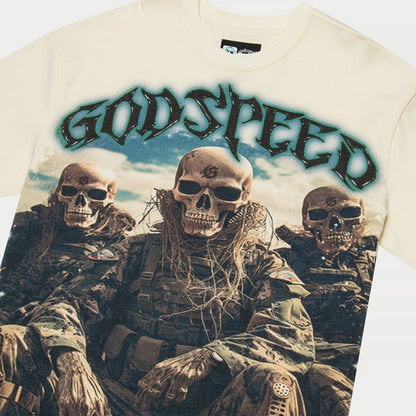 Godspeed Squadron T-Shirt Bone Wash