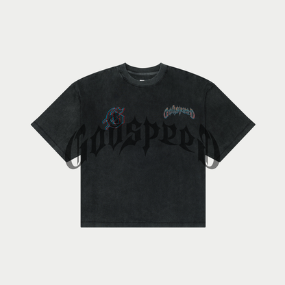 Godspeed Natural Disaster T-Shirt Black Wash