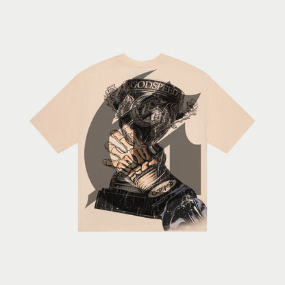 Godspeed Glory Cup T-shirt Bone