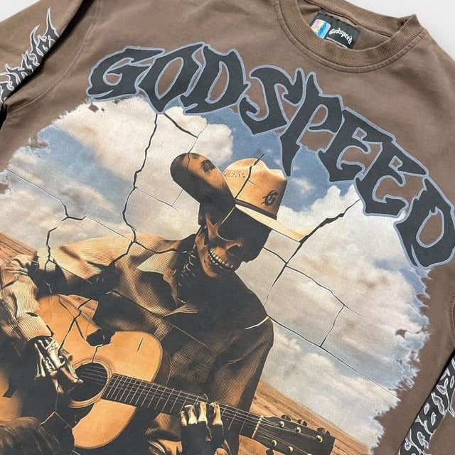 Godspeed Virtuoso Long Sleeve T-Shirt Brown