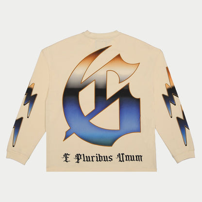 Godspeed Sputnik Long Sleeve T-Shirt Bone