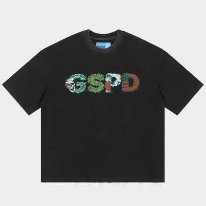Godspeed Surfs Up T-shirt Black