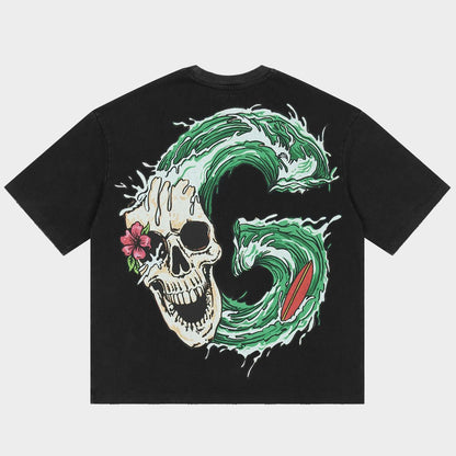 Godspeed Surfs Up T-shirt Black