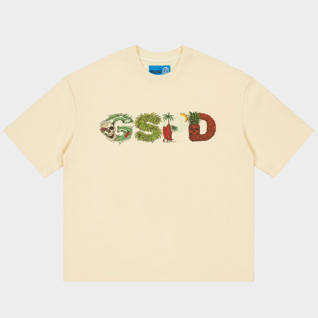 Godspeed Surfs Up T-shirt Bone