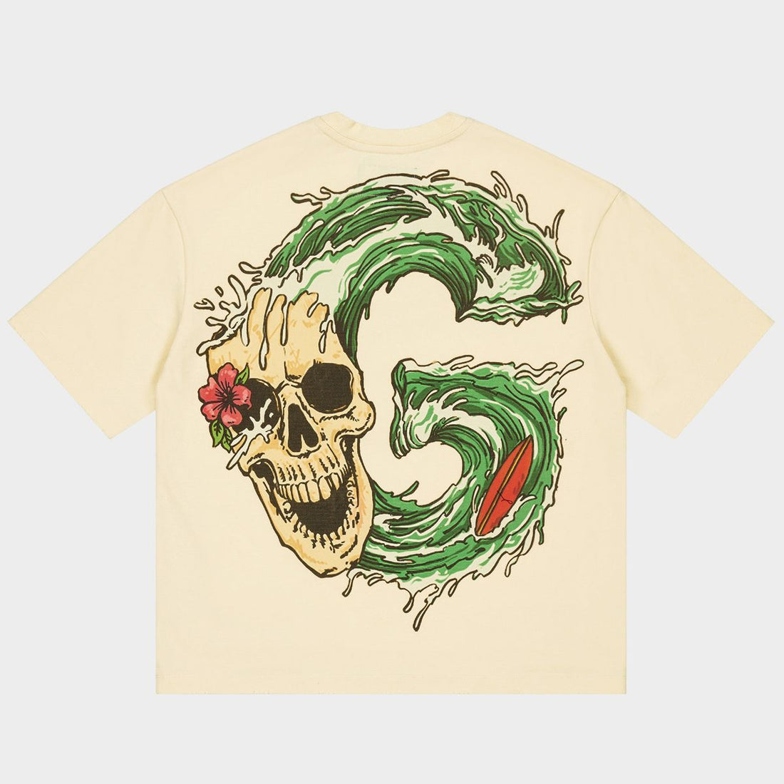 Godspeed Surfs Up T-shirt Bone