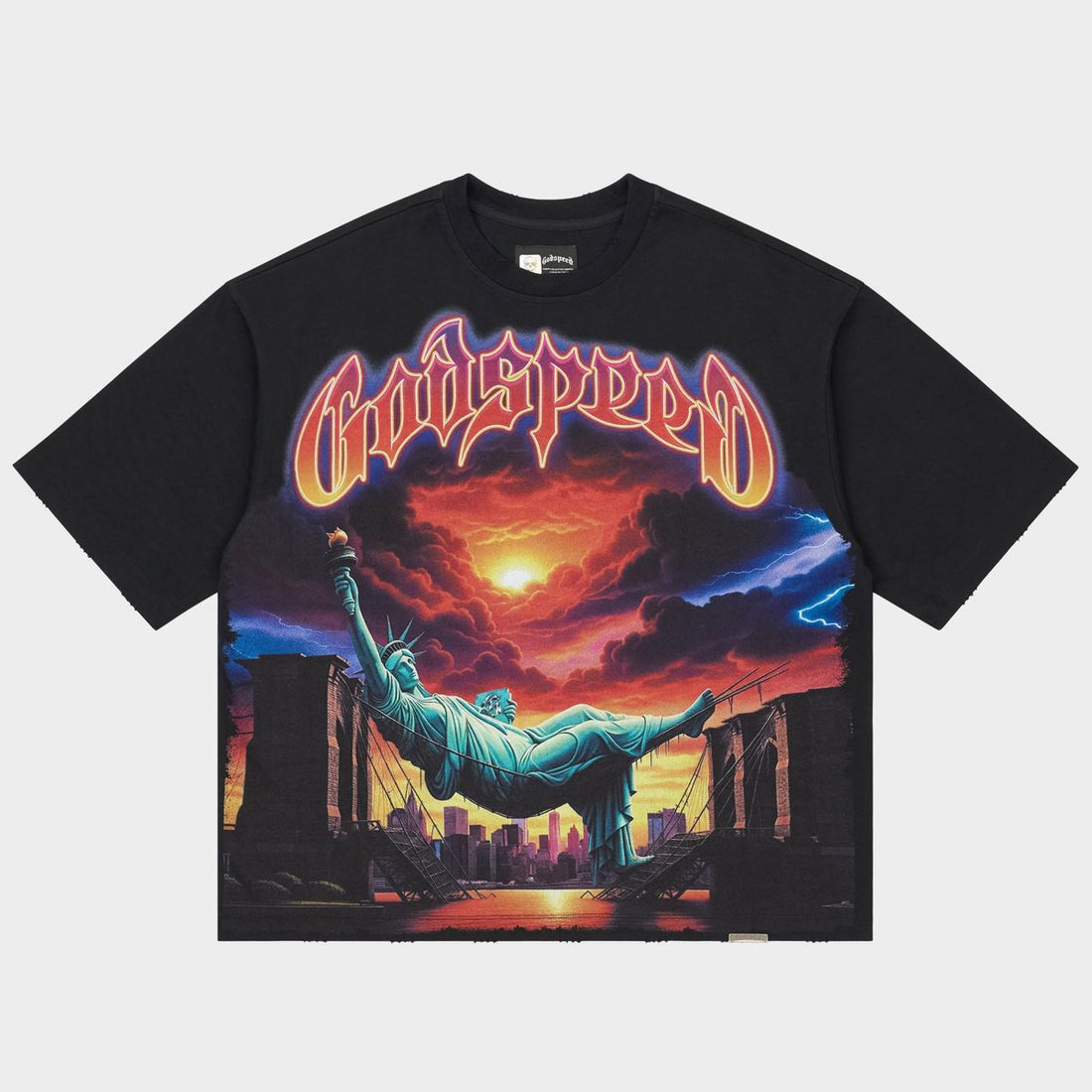 Godspeed Burnt Bridges T-shirt Black