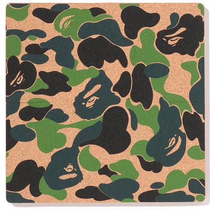 ABC CAMO PUZZLE CORK COASTER