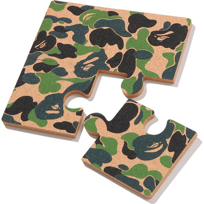 ABC CAMO PUZZLE CORK COASTER