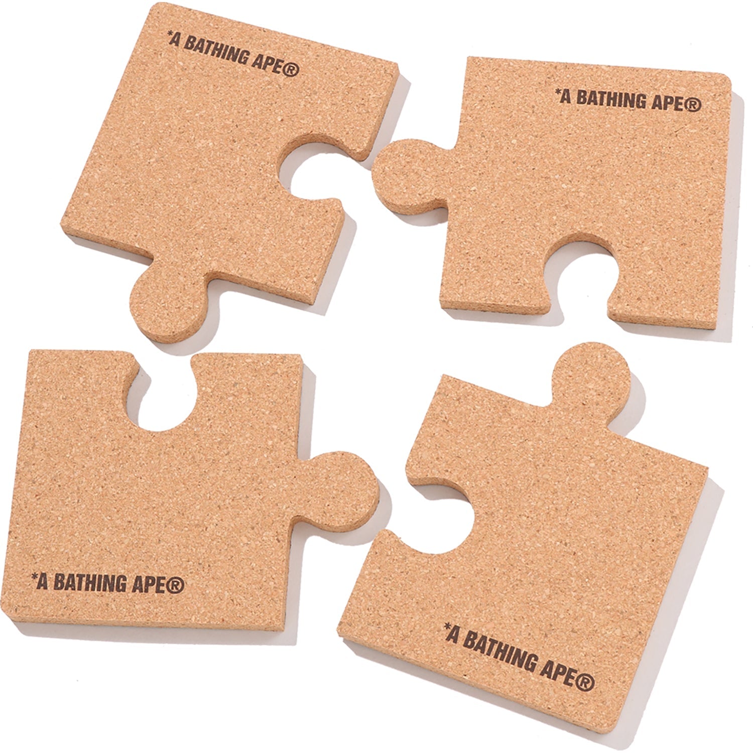 ABC CAMO PUZZLE CORK COASTER