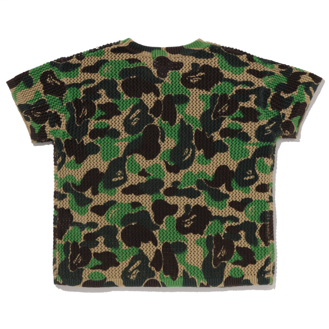 ABC CAMO CROCHET KNIT RELAXED FIT SWEATER KIDS