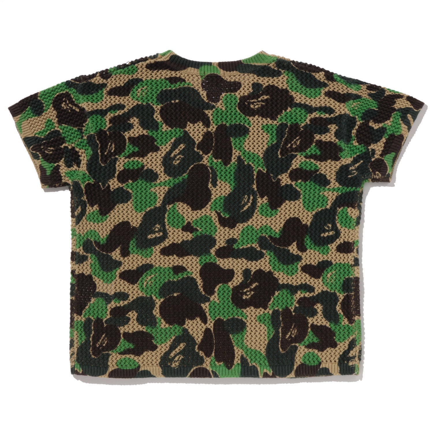 ABC CAMO CROCHET KNIT RELAXED FIT SWEATER KIDS