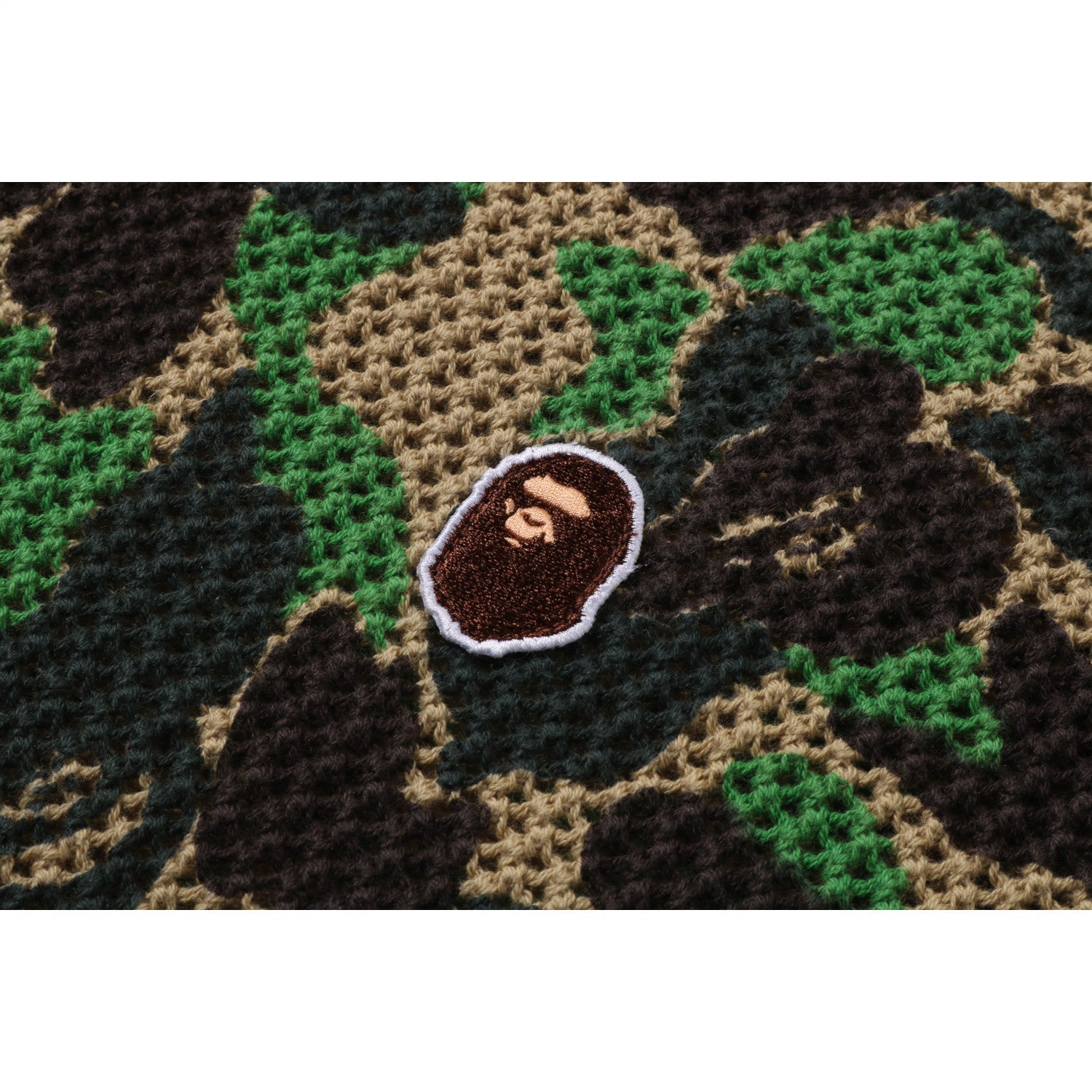 ABC CAMO CROCHET KNIT RELAXED FIT SWEATER KIDS