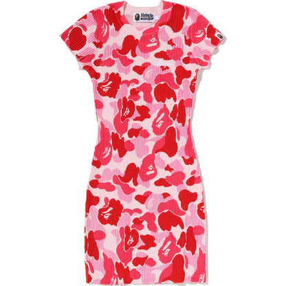 ABC CAMO BAPE LOGO RIB ONEPIECE LADIES