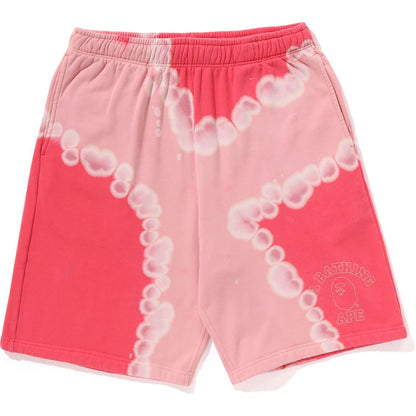 HAND DYE RELAXED FIT SWEAT SHORTS MENS
