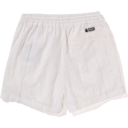 EMBROIDERY RELAXED FIT SHORTS MENS