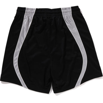 SOLID CAMO JACQUARD MULTILOGO RELAXED FIT SWEAT SHORTS MENS