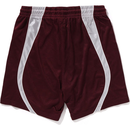 SOLID CAMO JACQUARD MULTILOGO RELAXED FIT SWEAT SHORTS MENS