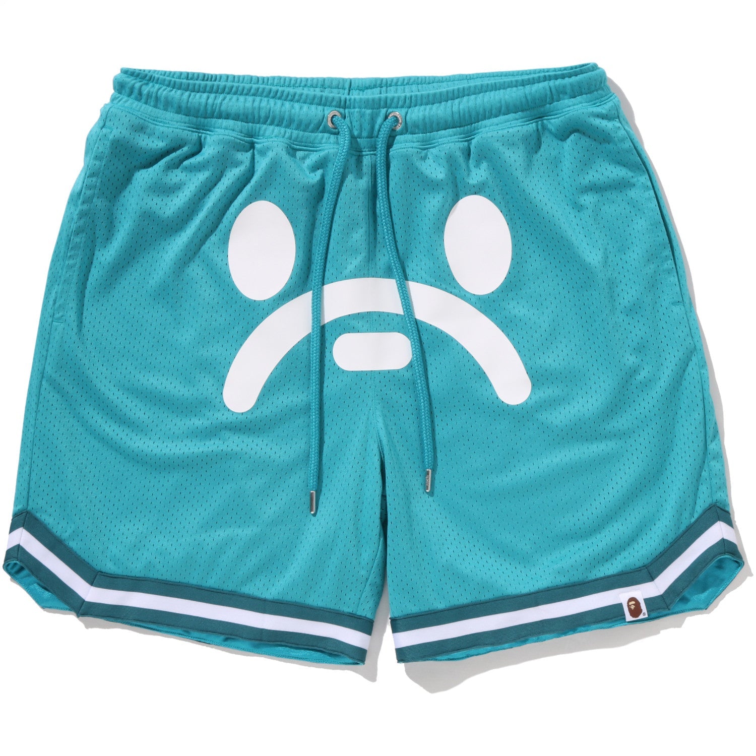 BAPE X JUST DON MILO RELAXED FIT BASKETBALL SHORTS MENS