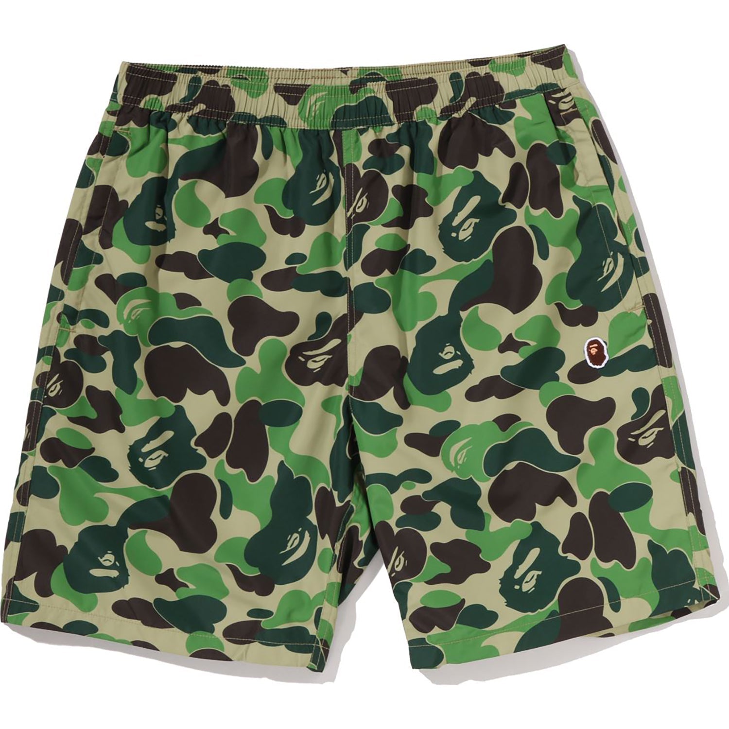 ABC CAMO APE HEAD ONE POINT BEACH SHORTS MENS