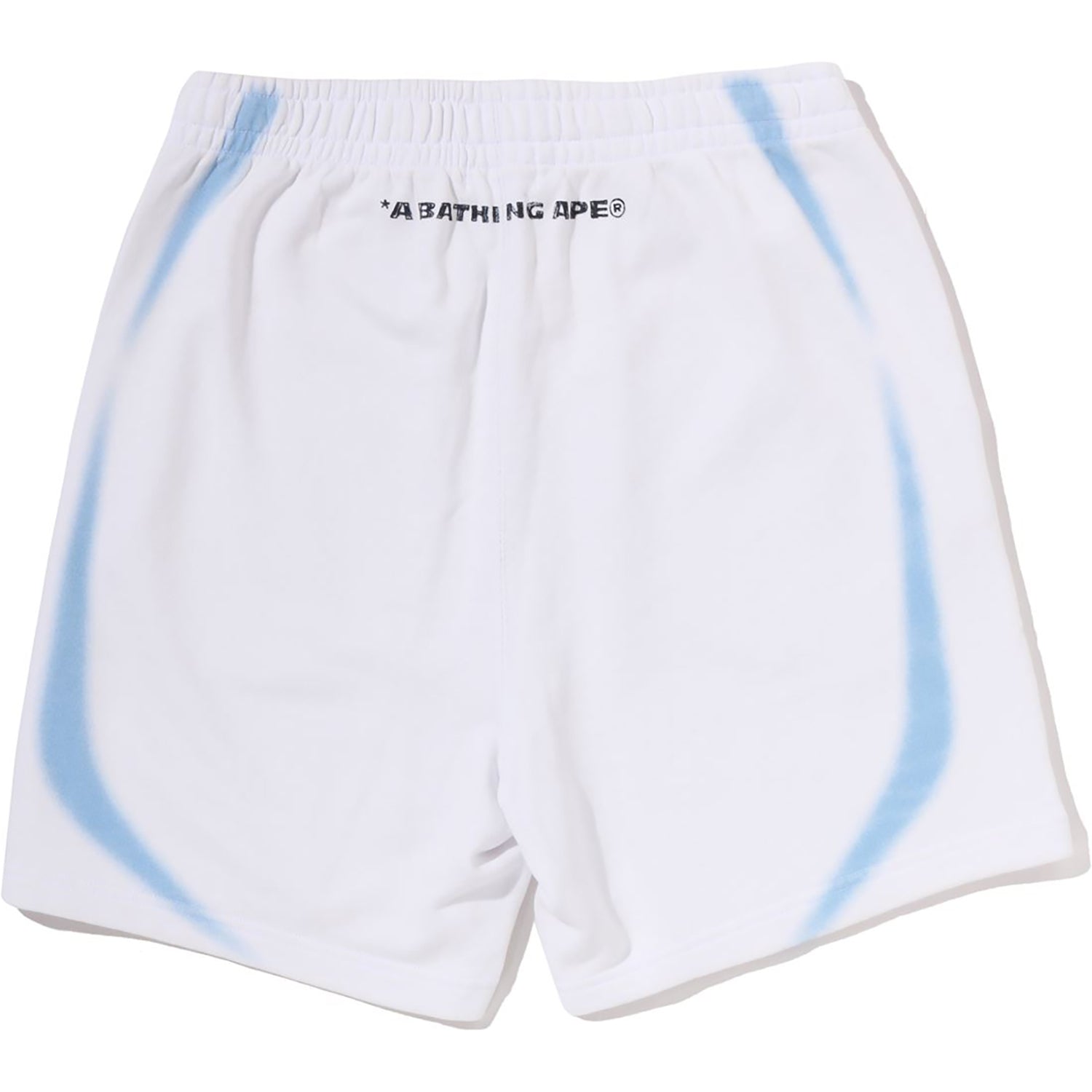 HEAVY WASH HAND DRAW FOOTBALL LOGO RELAXED FIT SWEAT SHORTS MENS