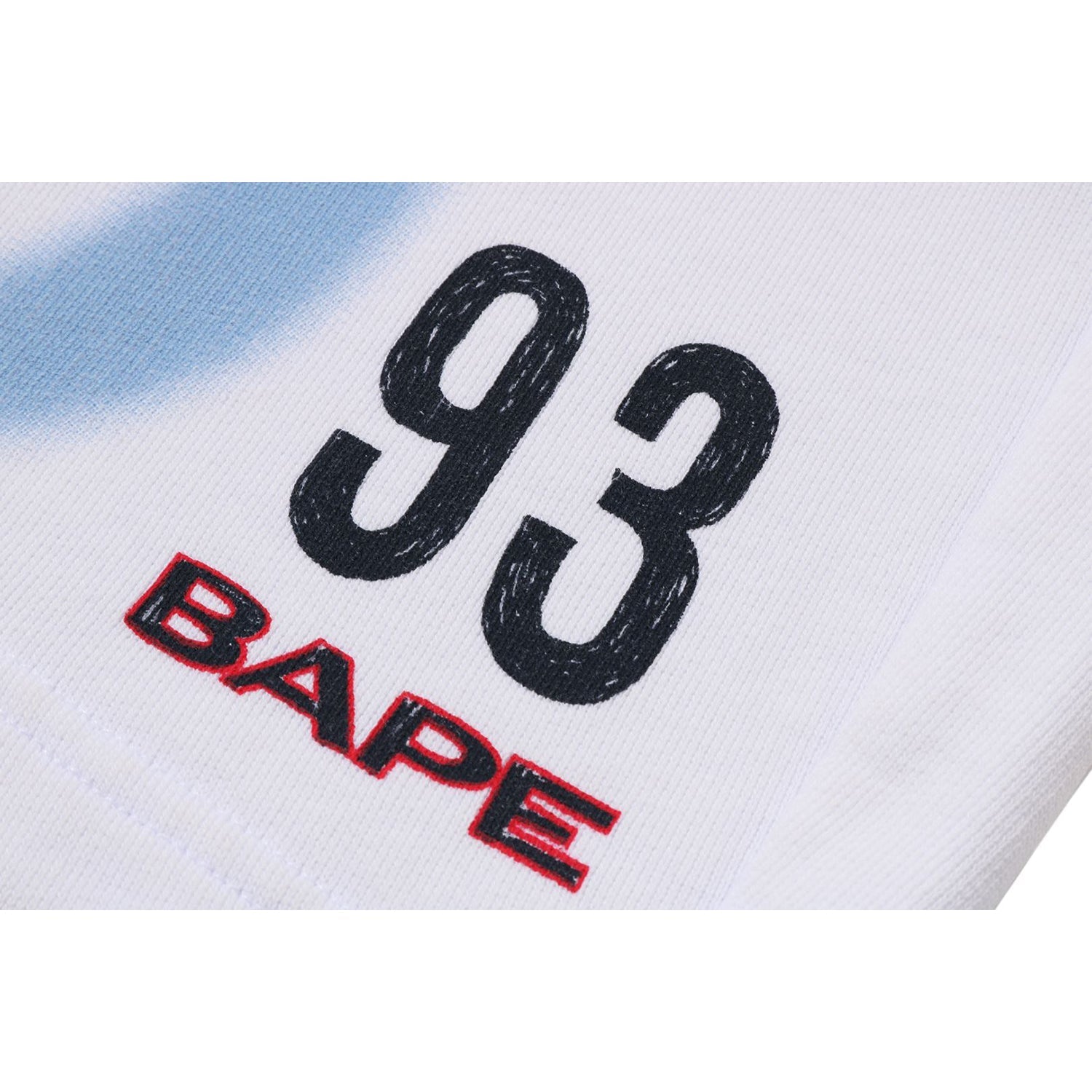 HEAVY WASH HAND DRAW FOOTBALL LOGO RELAXED FIT SWEAT SHORTS MENS