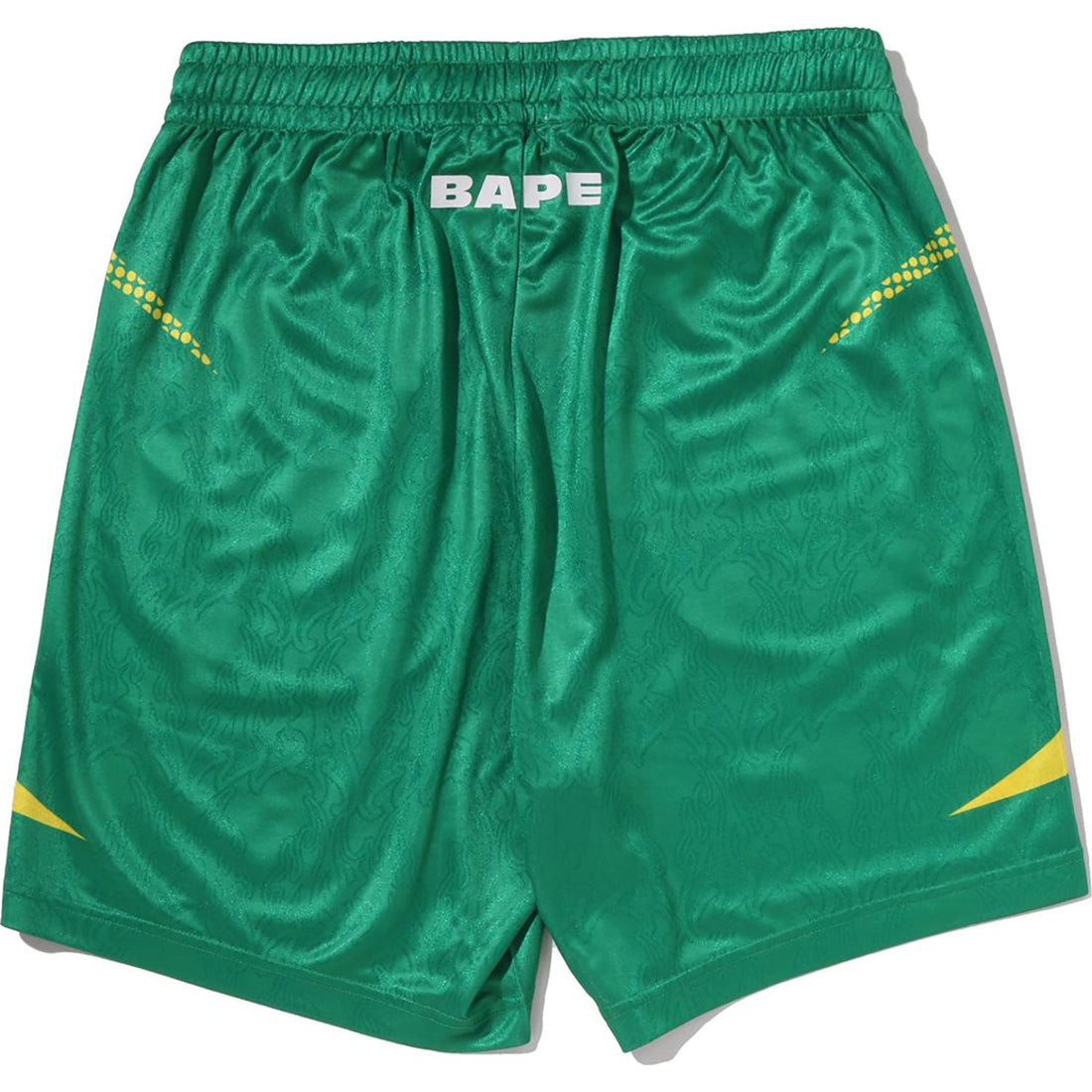 APE FLAME MONOGRAM JACQUARD RELAXED FIT FOOTBALL SHORTS MENS