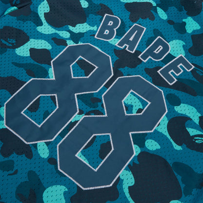 A Bathing Ape Color Camo Warm Up Ss Shirt M (Green)