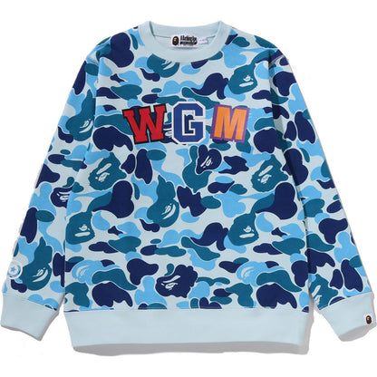ABC CAMO SHARK CREWNECK SWEATSHIRT JR KIDS