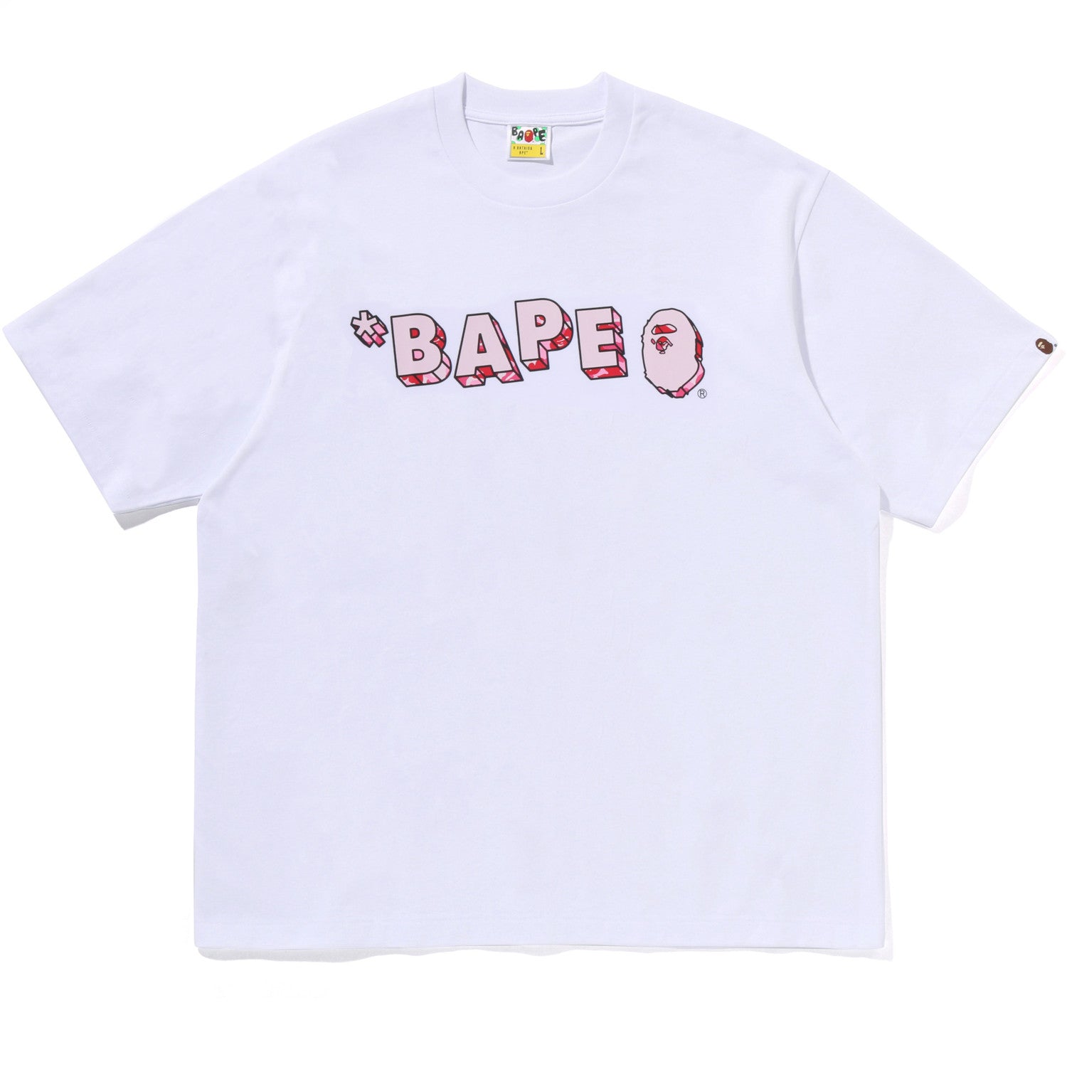 ABC CAMO BAPE LOGO RELAXED FIT TEE MENS