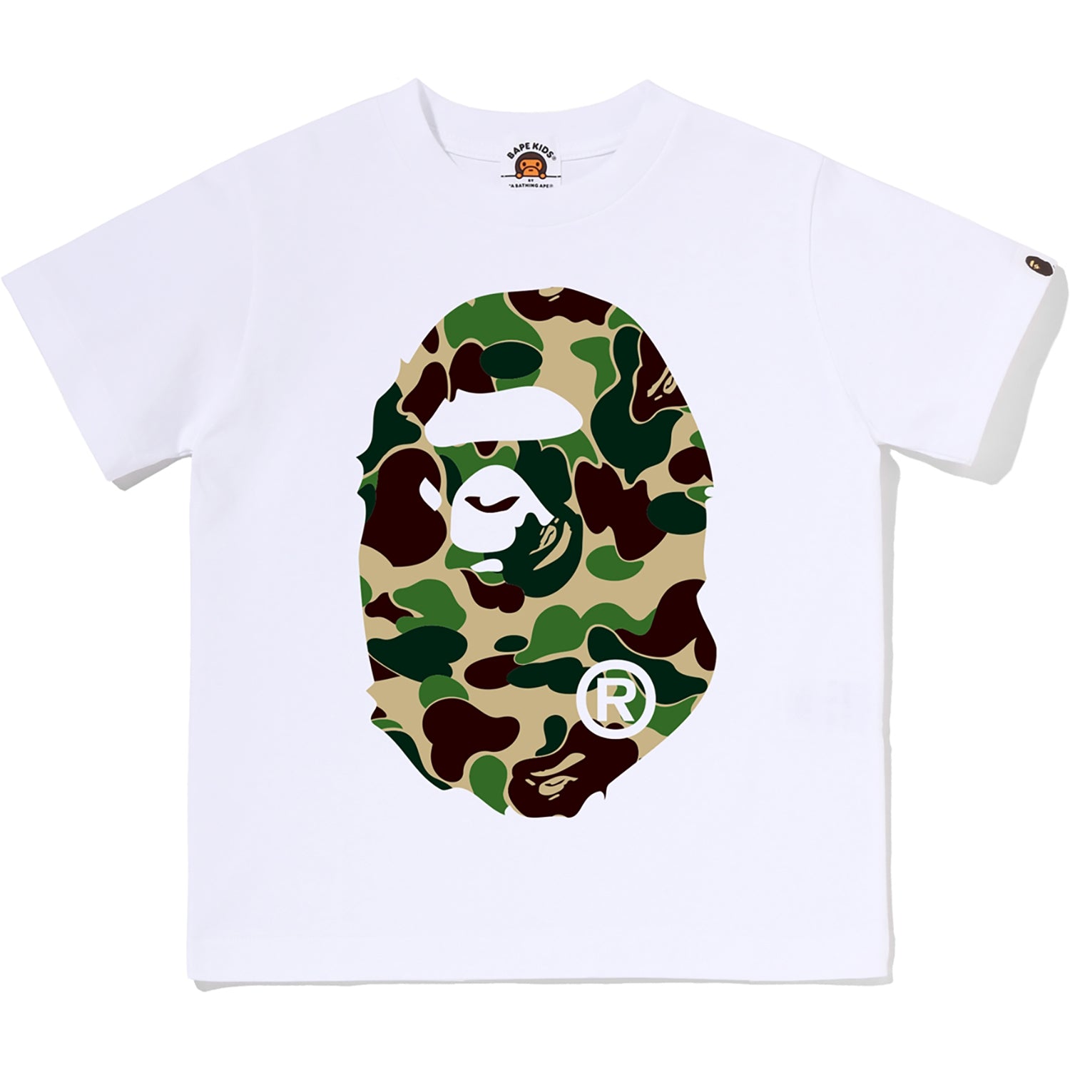 ABC CAMO BIG APE HEAD TEE KIDS