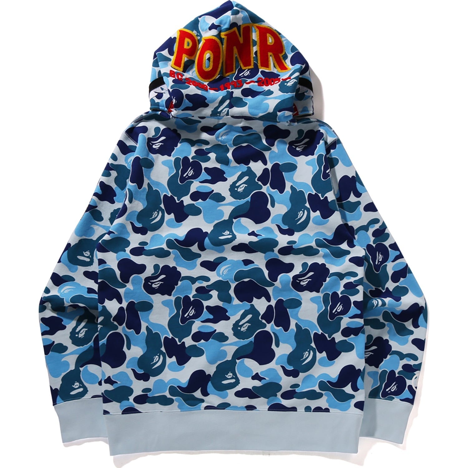 ABC CAMO SHARK FULL ZIP HOODIE MENS