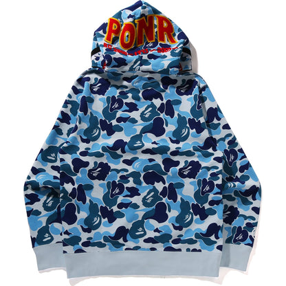 ABC CAMO SHARK FULL ZIP HOODIE MENS