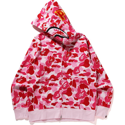 ABC CAMO SHARK FULL ZIP HOODIE MENS