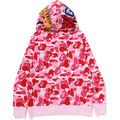 ABC CAMO CRYSTAL STONE SHARK FULL ZIP HOODIE MENS