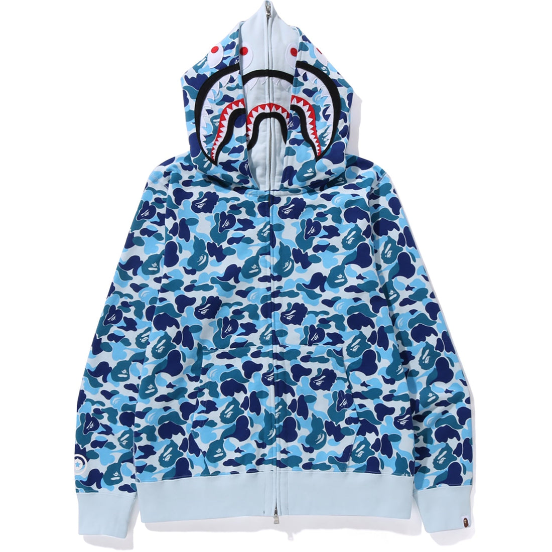 ABC CAMO DOUBLE SHARK FULL ZIP HOODIE M