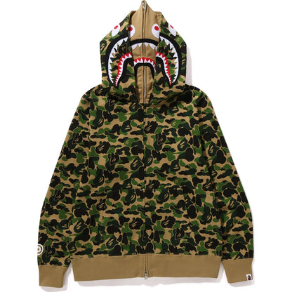ABC CAMO DOUBLE SHARK FULL ZIP HOODIE M