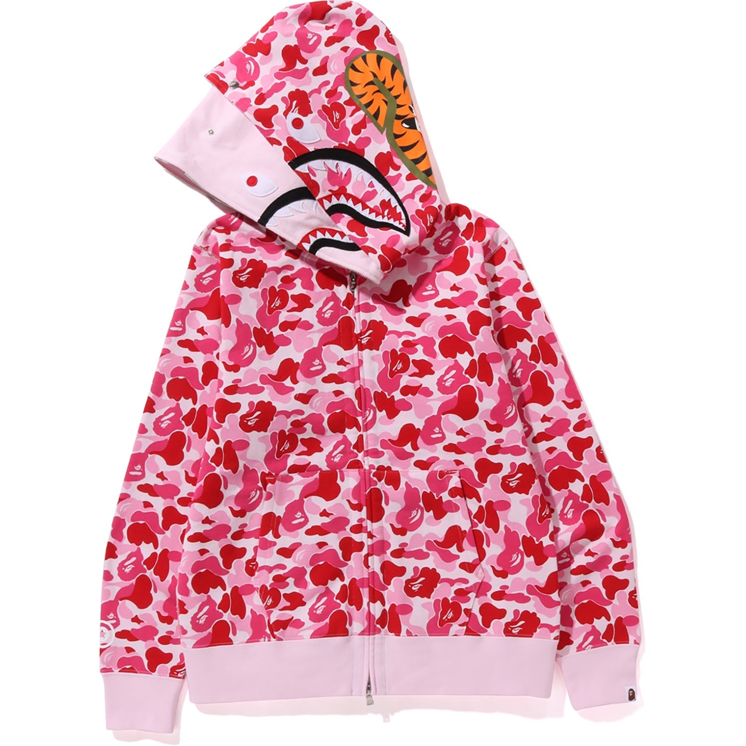 ABC CAMO DOUBLE SHARK FULL ZIP HOODIE M