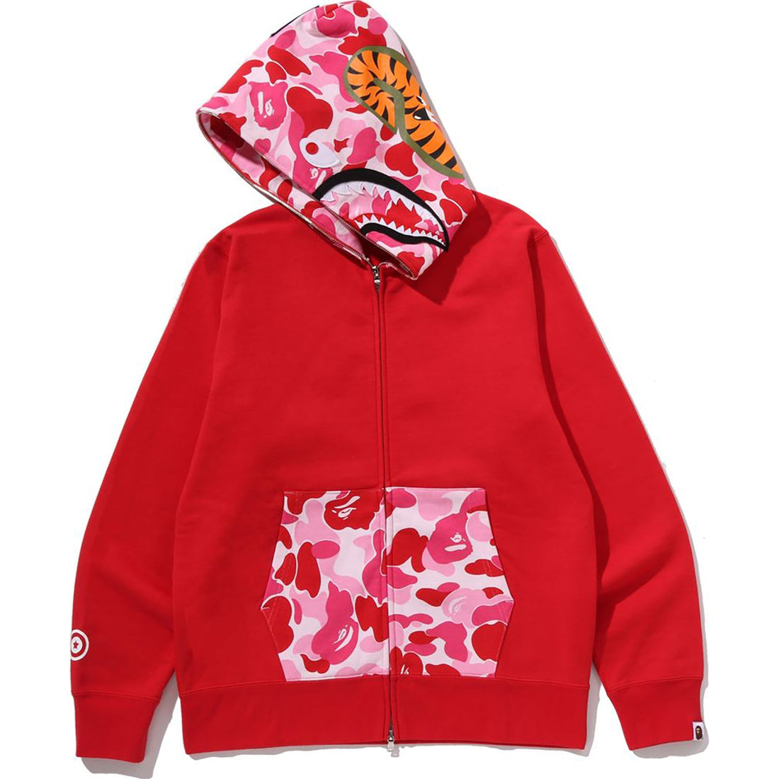 ABC CAMO SHARK FULL ZIP HOODIE MENS