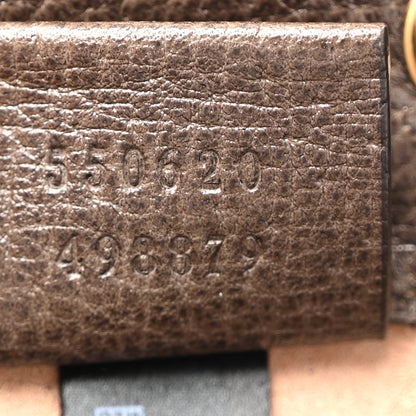 GG Supreme Monogram Web Mini Ophidia Bucket Bag Brown Brown