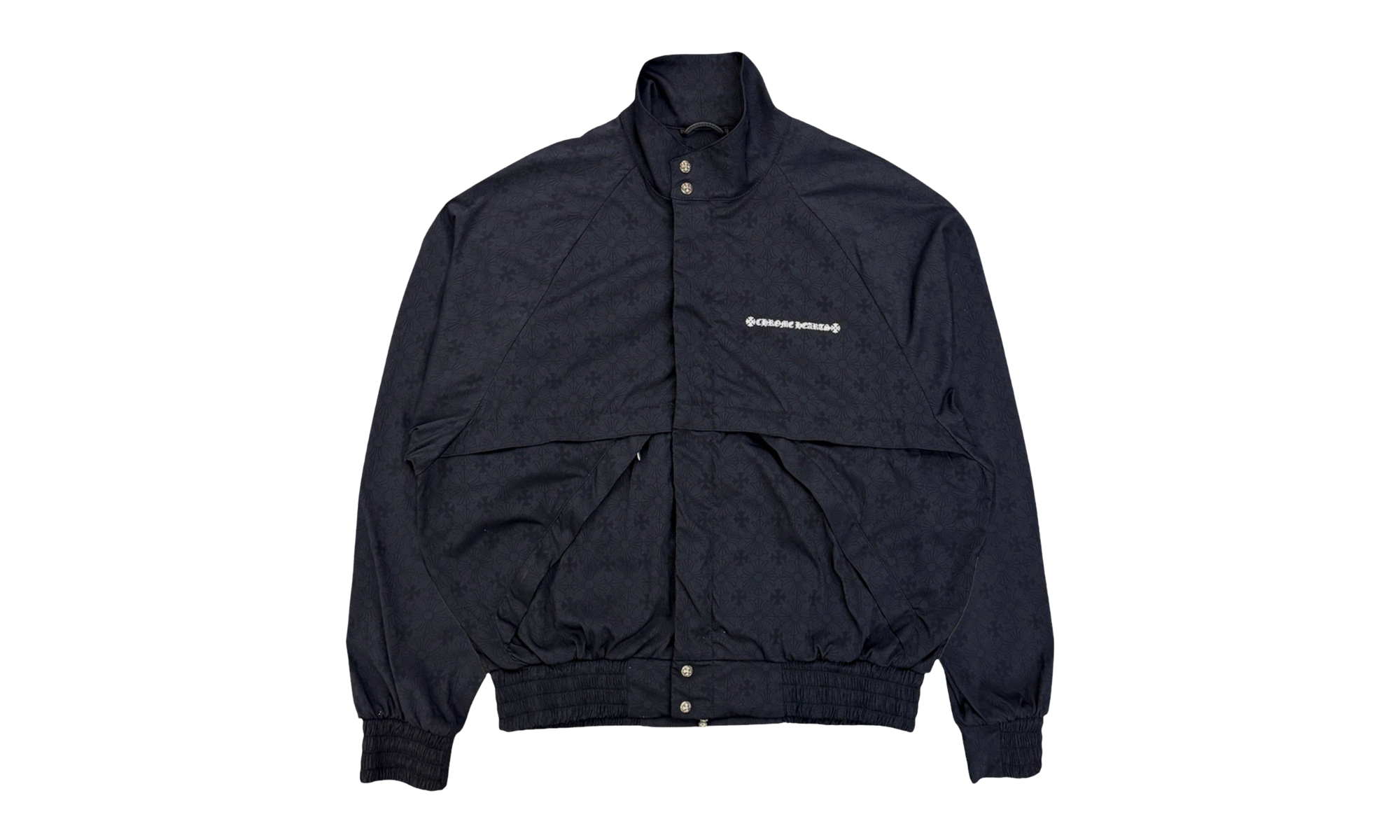 Match Point Motif Windbreaker Jacket "Black" CHRM1111